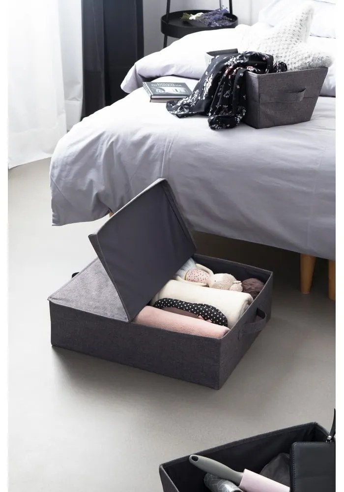 Sivá úložná škatuľa Bigso Box of Sweden Underbed