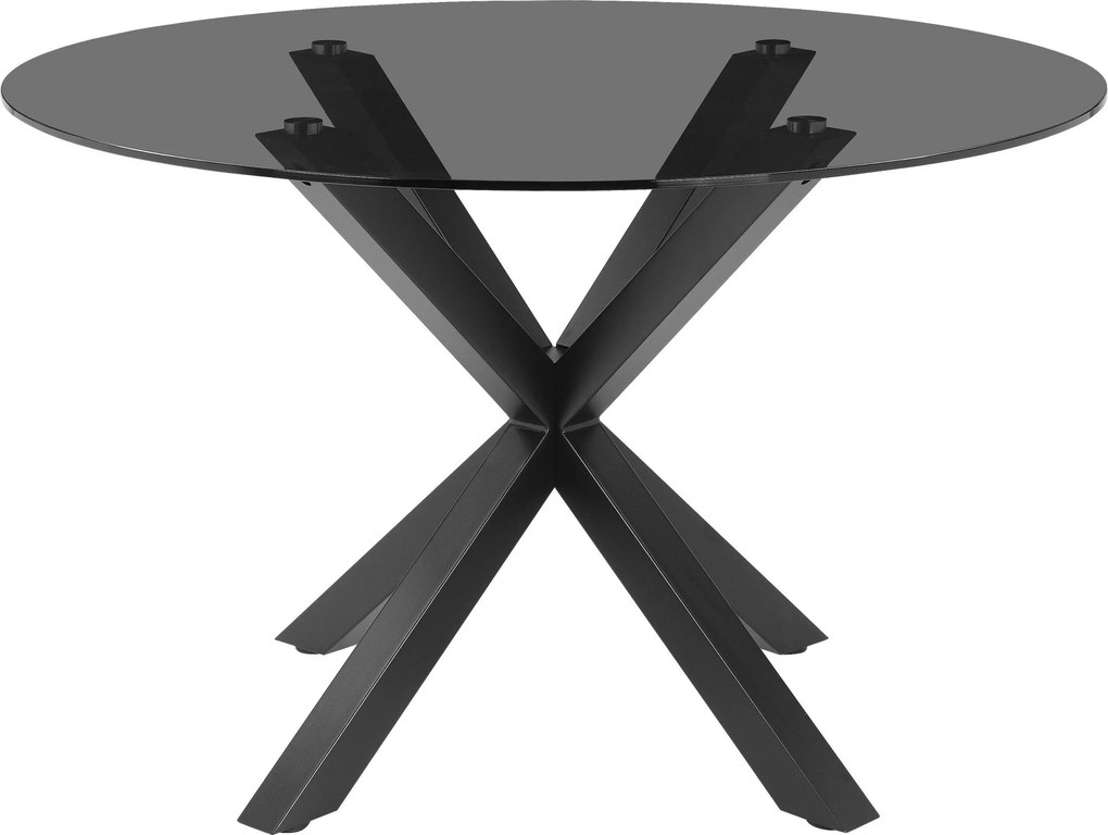 XXXLutz JEDÁLENSKÝ STÔL, sivá, čierna, 119/75,5 cm P & B - Stoly - 002465008301