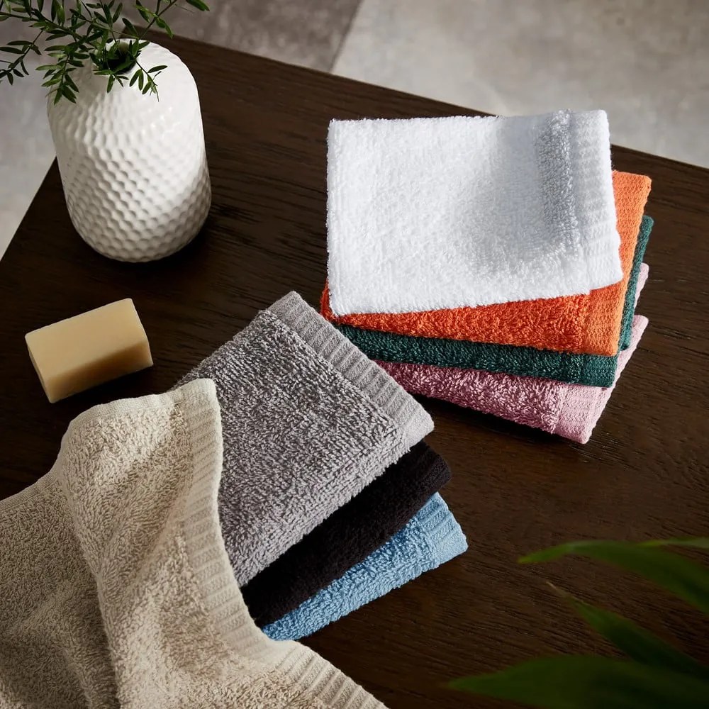 Modré rýchloschnúce bavlnené uteráky v súprave 4 ks 30x30 cm Quick Dry – Catherine Lansfield