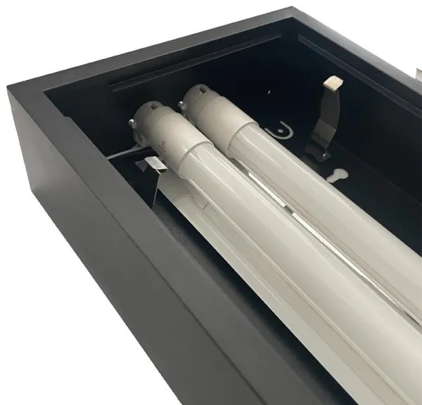 Žiarivkové svietidlo T8 2xG13/18W/230V 120 cm čierna