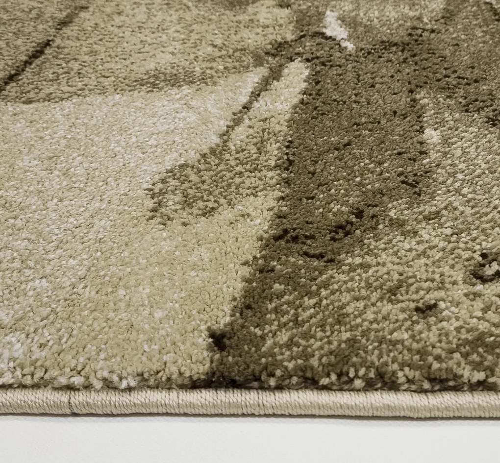 Koberec Wenus 7771 SAND – béžovo-hnedý obdĺžnikový koberec Rozmer: 80x150 cm