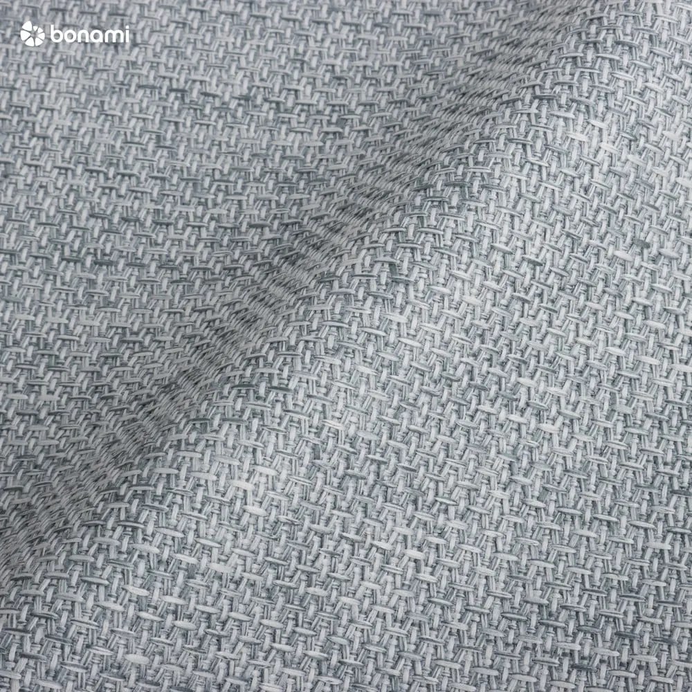 Sivomodrá čalúnená dvojlôžková posteľ s úložným priestorom s roštom 140x200 cm Lotte – Meise Möbel