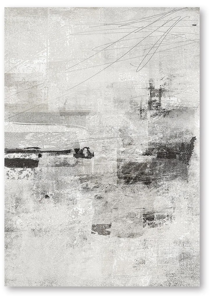 Plátno maľba Grey Abstract