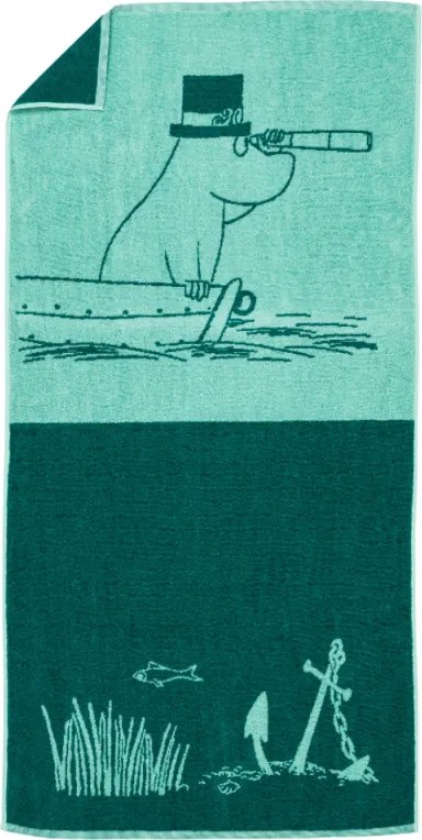 Uterák Moominmamma 70x140, modrozelený