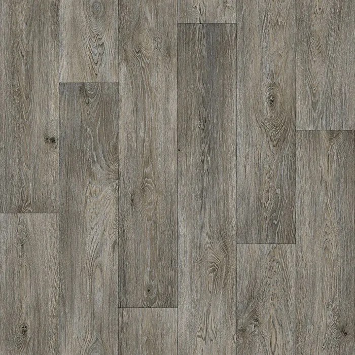 Beaulieu International Group, PVC podlaha - lino Domo 2153, na mieru, šíře 2m,3m,4m, šedá, bez podkladu, kuchyňa