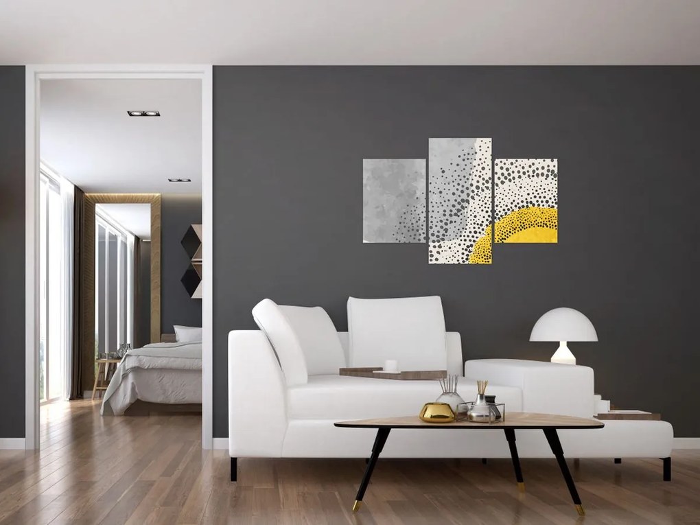 Obraz - Abstraktná maľba pláže N⁰3 (90x60 cm)