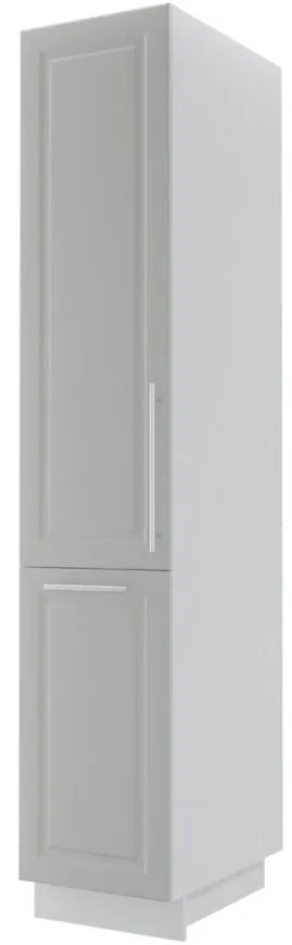 Kuchynská skrinka Emporium 2D14k/40 light grey stone/biela