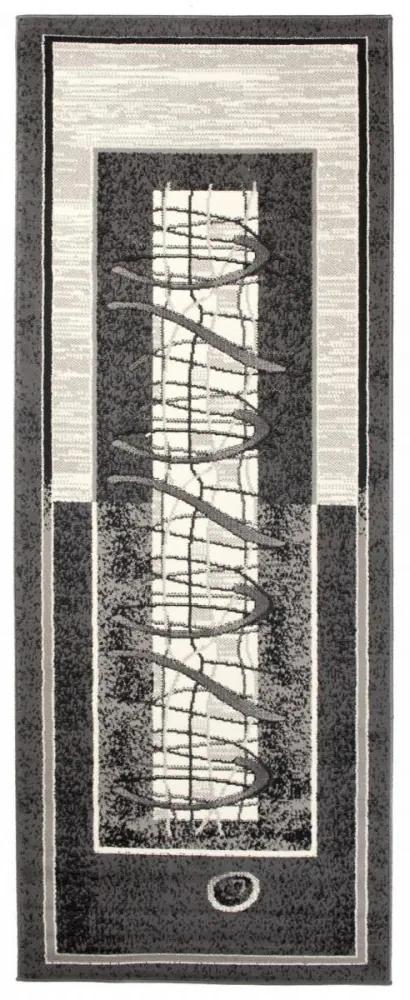 Kusový koberec PP Banan šedý atyp 100x250cm