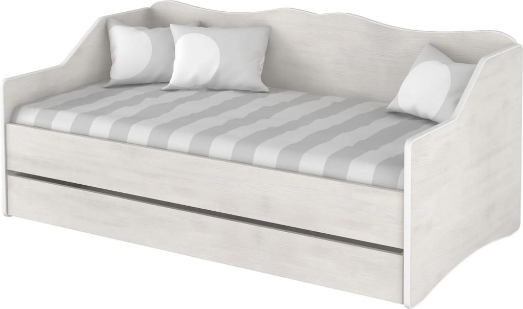 DO Detská posteľ s úložným priestorom Lulu 160x80 - nórska borovica