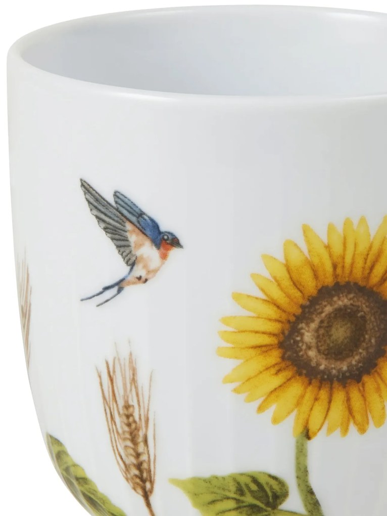 KÄHLER Porcelánový hrnček Hammershøi Summer Sunflower