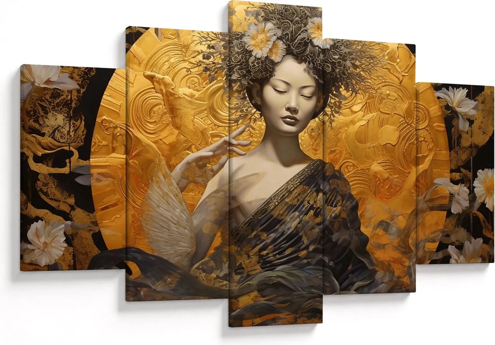 Obraz - Japonská dáma (150x105 cm)
