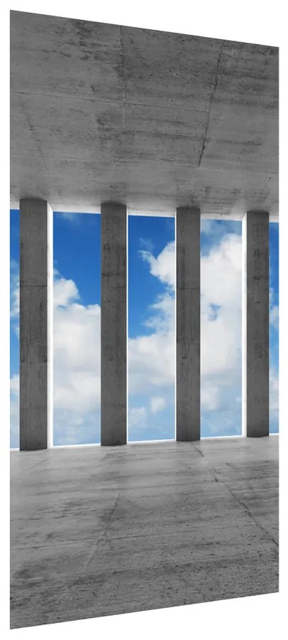 Gario Fototapeta Betónové stĺpy a nebo Veľkosť: 200 x 135 cm, Materiál: Vliesová