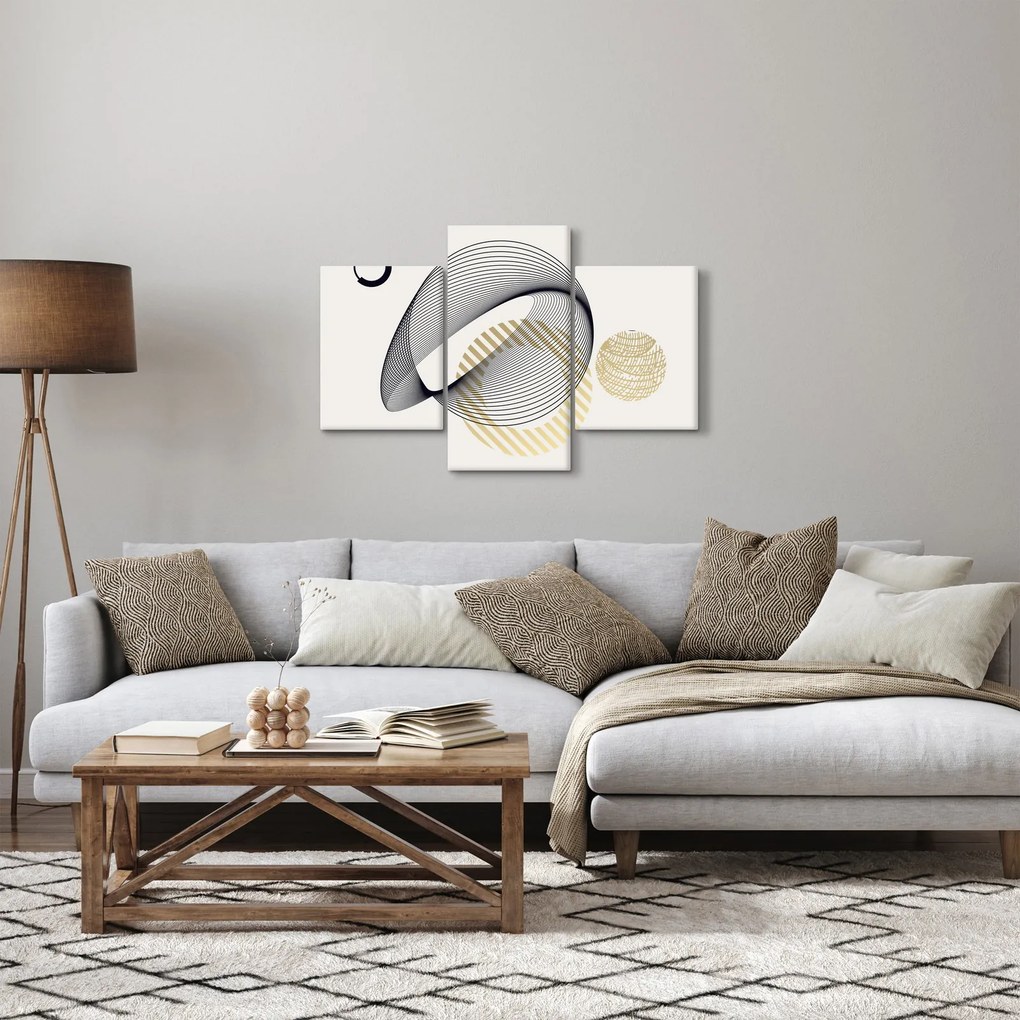 Obraz - Geometrické tvary N⁰3 (90x60 cm)