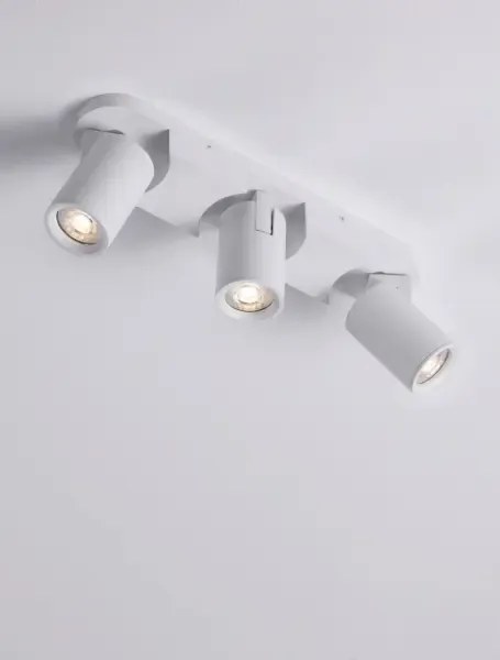 Minimalistické bodové svietidlo Esto 3 Biela