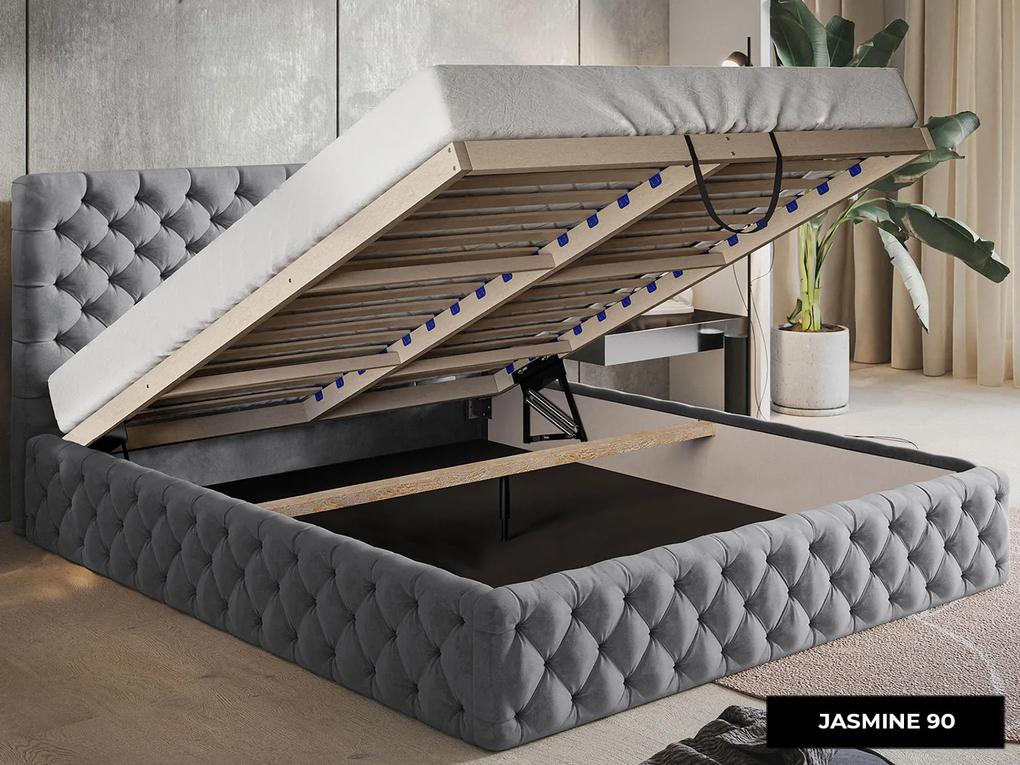 PROXIMA.store - Luxusná čalúnená posteľ SKYLAR ROZMER: 180 x 200 cm
