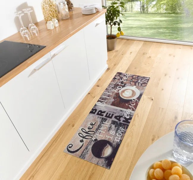 Koberec / Behúň Cook & Clean Enjoy Coffee Break viacfarebný