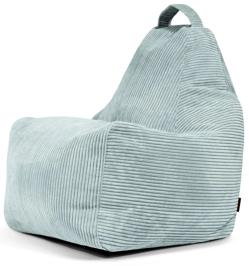 Menčestrový sedací vak v mentolovej farbe Play Amuse – SLOWDOWN