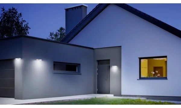 Steinel 052652-LED Solárne svietidlo so senzorom LED/1,5W 2x2000mAh IP44 strieborná