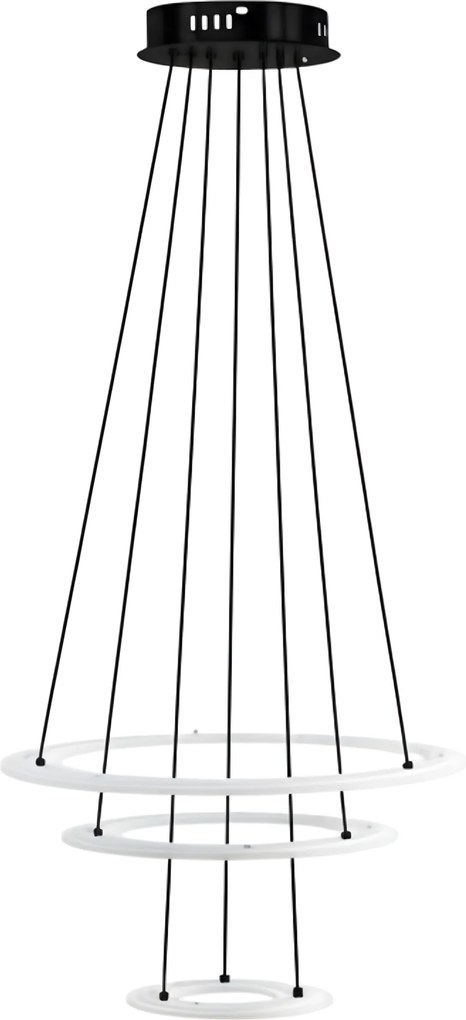 Toolight Toolight, LED stropné osvetlenie 46cm, G040-3CP, čierna, OSW-06307