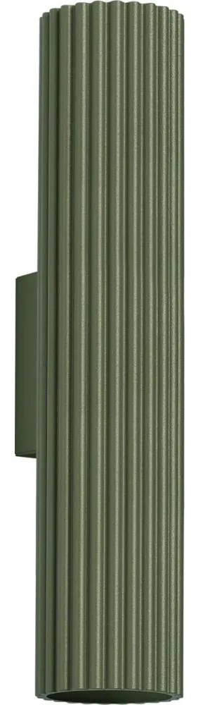 Sollux SL.1615 - Nástenné svietidlo KARBON 2xGU10/10W/230V zelená