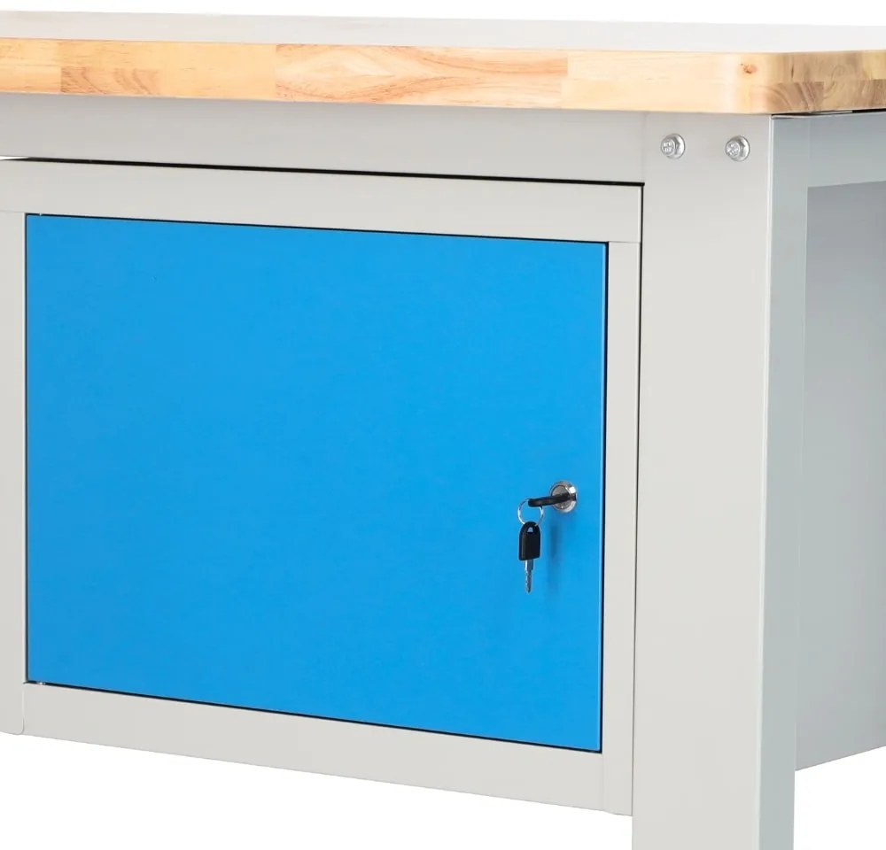 Dielenský stôl Solid OAK-11, 150 cm, 2 závesné boxy, dub