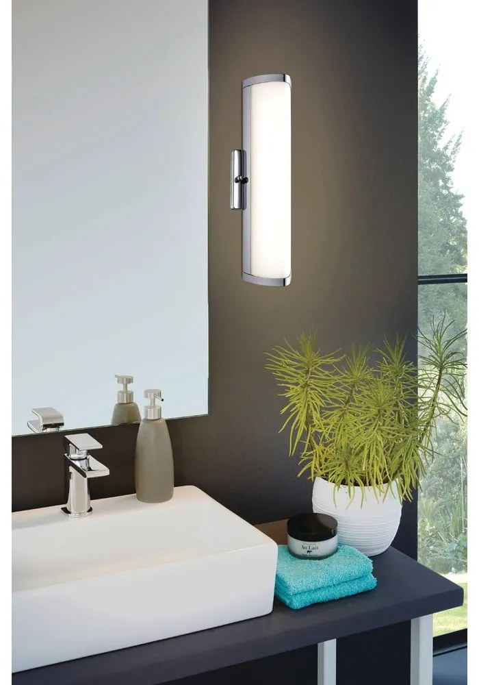 LED nástenné svietidlo v striebornej farbe GITA 2 – EGLO