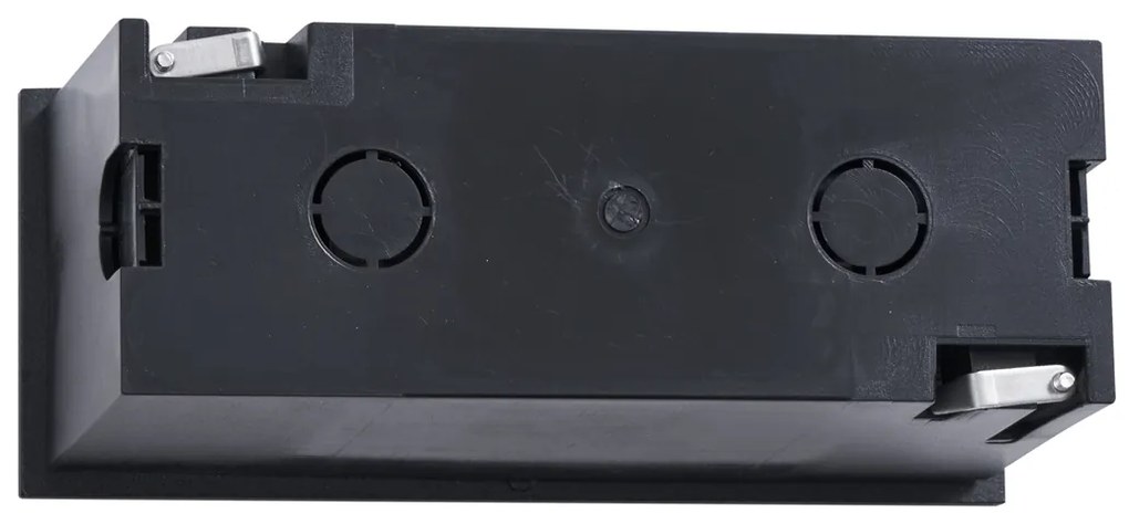 Moderné Zapustené Nástenné Svietidlo Čierne 16cm vrátane LED IP65 - Mert