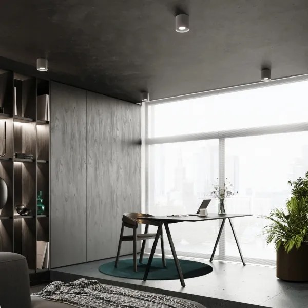 Sollux SL.1282 - Bodové svietidlo MIKA 1xGU10/10W/230V šedá