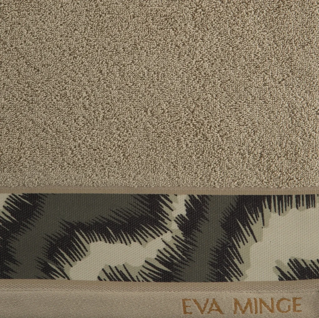 BAVLNENÝ UTERÁK EVA MINGE24 SADA 3KS 70X140 CM BÉŽOVÁ