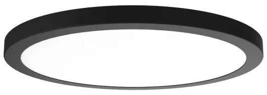 LED stropné svietidlo EVORA LED/18W/230V 3000/4000/6000K priemer 22,5 cm čierna