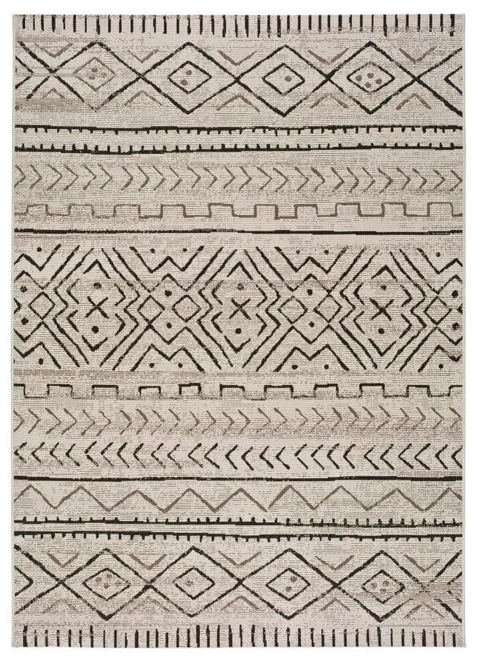 Sivobéžový vonkajší koberec Universal Libra Grey Garro, 140 x 200 cm