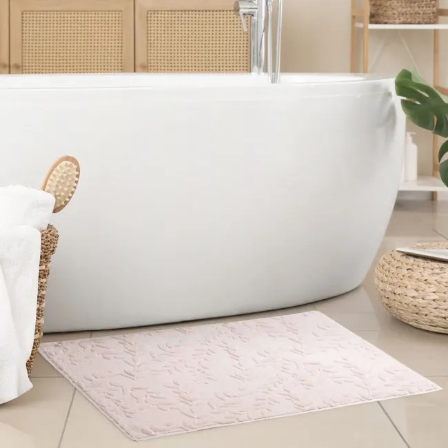 Kúpeľňový koberček FLORIA 03 ružový