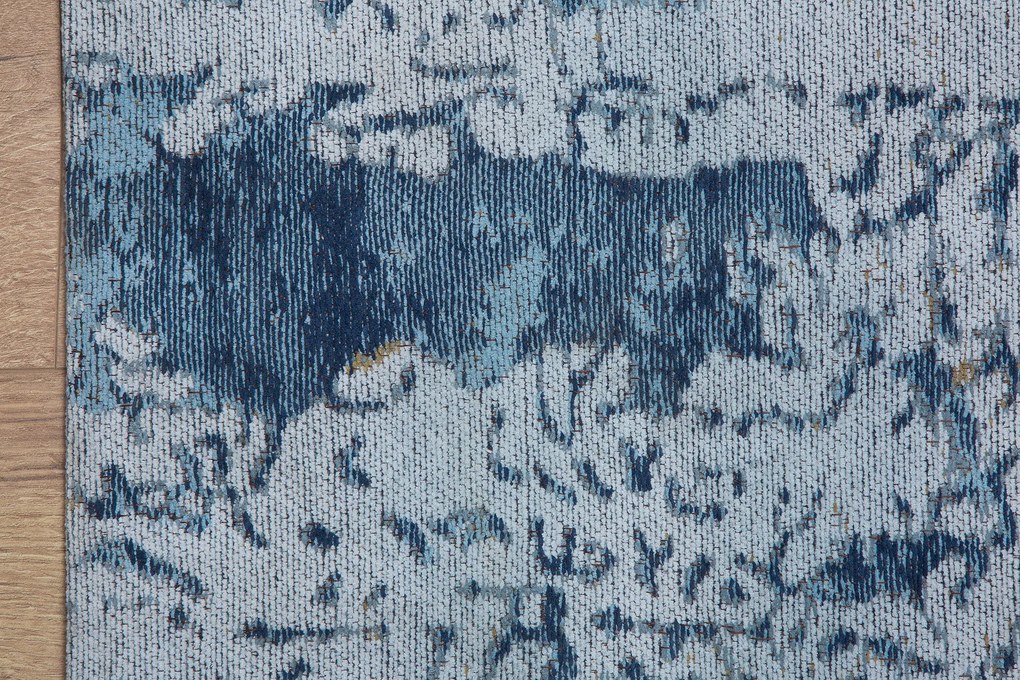 Abstraktný koberec 240x160cm modrý