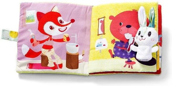 Lilliputiens – Textilná knižka – Králiček zubárom