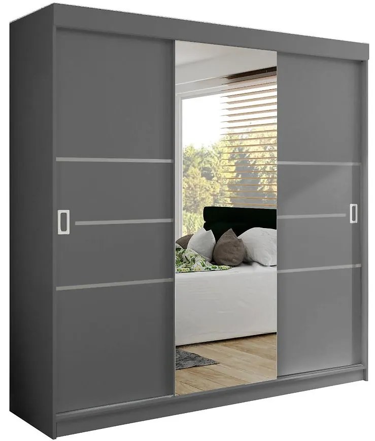 Skriňa Bill 4 200 grafit