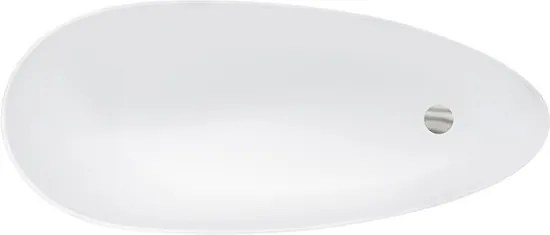 Besco Voľne stojaca vaňa z liateho mramoru Keya BW Matt 165x70 BESCO-Typ výpuste: Click-Clack s vrchným čistením, grafit, BESCO-Rozmery: 163,5x70,5, …