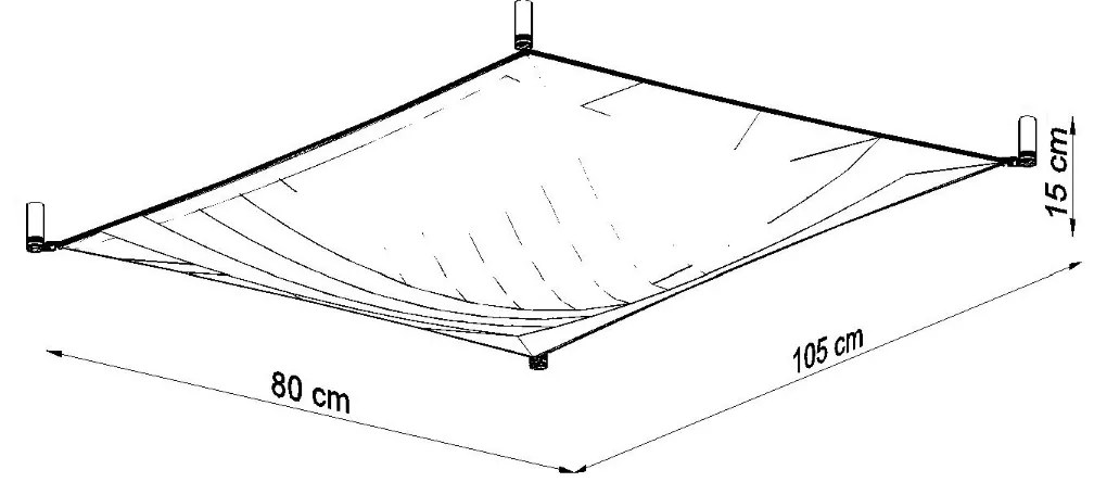 Stropné svietidlo Luna, 1x biele textilné tienidlo, (80 cm)