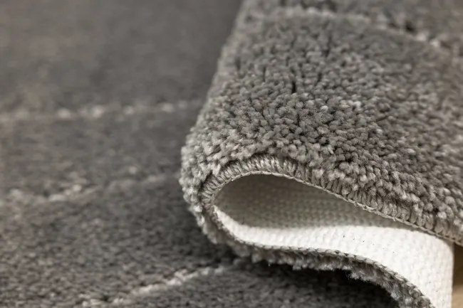 Kúpeľňový koberček Shell sivý