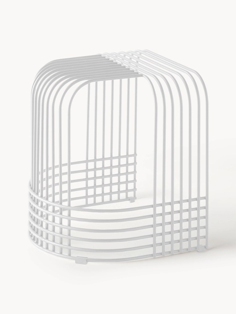 Ručne vyrobený kovový stolček Drop