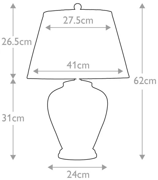 Elstead - Stolná lampa LEAVES 1xE27/60W/230V