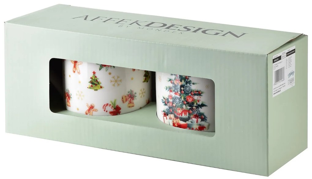 Porcelánový hrnček Nikolao 400 ml sada 2ks