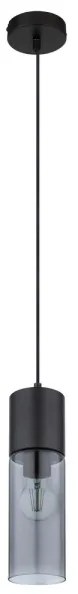 Globo 21000HB - Luster na lanku ANNIKA 1xE27/25W/230V pr. 10,5 cm čierna