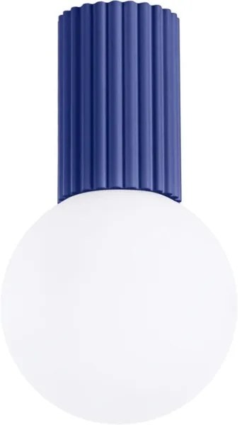 Sollux SL.1738 - Kúpeľňové stropné svietidlo HALO 1xG9/8W/230V IP44 modrá