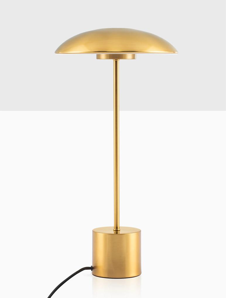 Novaluce Dizajnová stolová lampa Lash 50 Farba: Čierna - Zlatá, Teplota svetla: 3000K, Verzia: 25