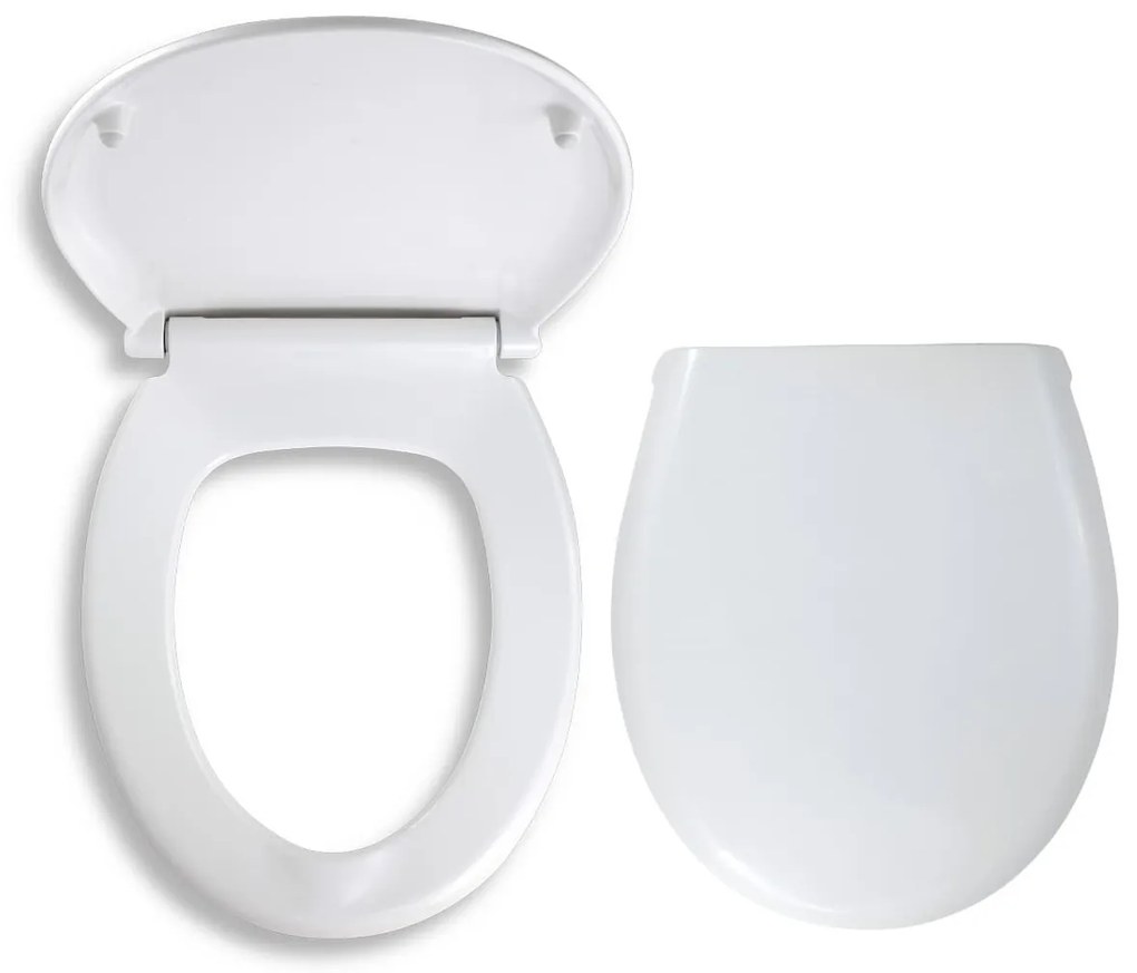 Wc doska Novaservis z duroplastu v bielej farbe WC/SOFTDPLAST