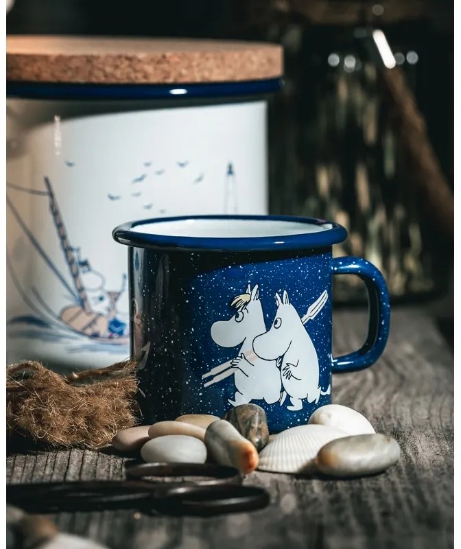 Hrnček Moomin Sailors 0,25l, smalt / modrý