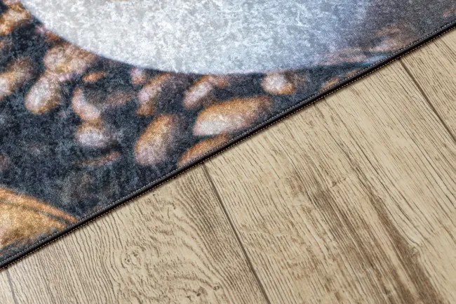 Protišmykový koberec / behúň ANDRE 33210 hnedý