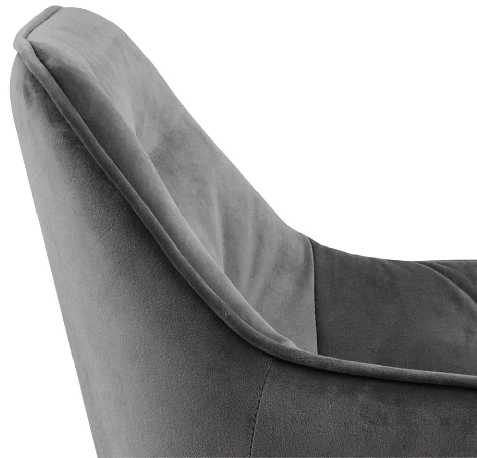 Jedálenské kreslo Brooke tmavosivé