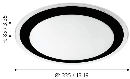 Eglo 99404 - LED Stropné svietidlo COMPETA LED/18W/230V