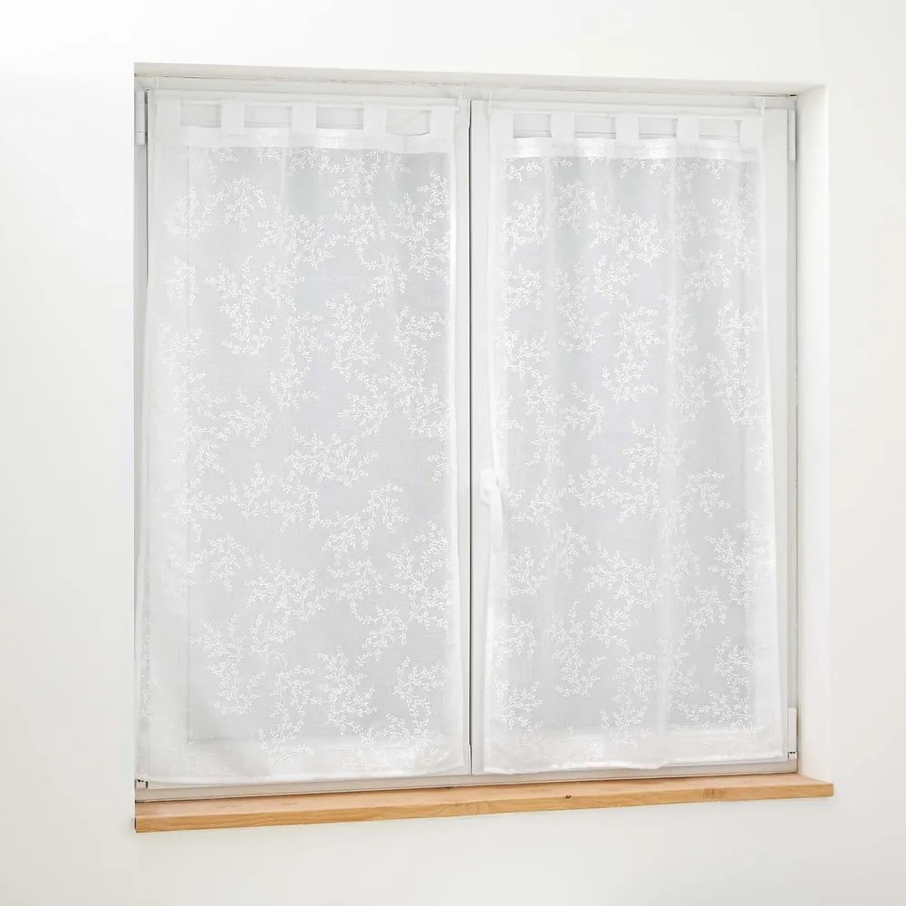 Biele voálové záclony v súprave 2 ks 60x120 cm Karla – douceur d'intérieur